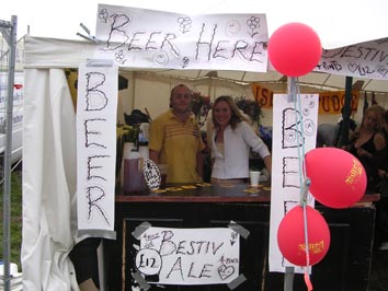 Ventnor Beer in the Farmers Market at The Bestival