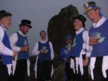 Morris dancing and Beer go together well